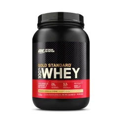 Optimum Nutrition Gold Standard 100% Whey Protein Powder, French Vanilla Creme, 2 Pound (Packaging May Vary)