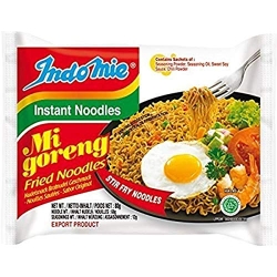 Indomie Foods Mi Goreng Instant Noodles Halal Certified, Original Flavor, 10 Count