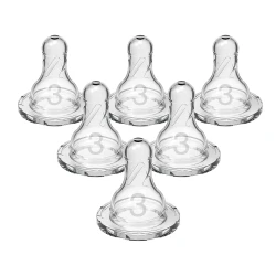 Dr. Brown's Original Nipple, Level 3 (6m+), 6 Count